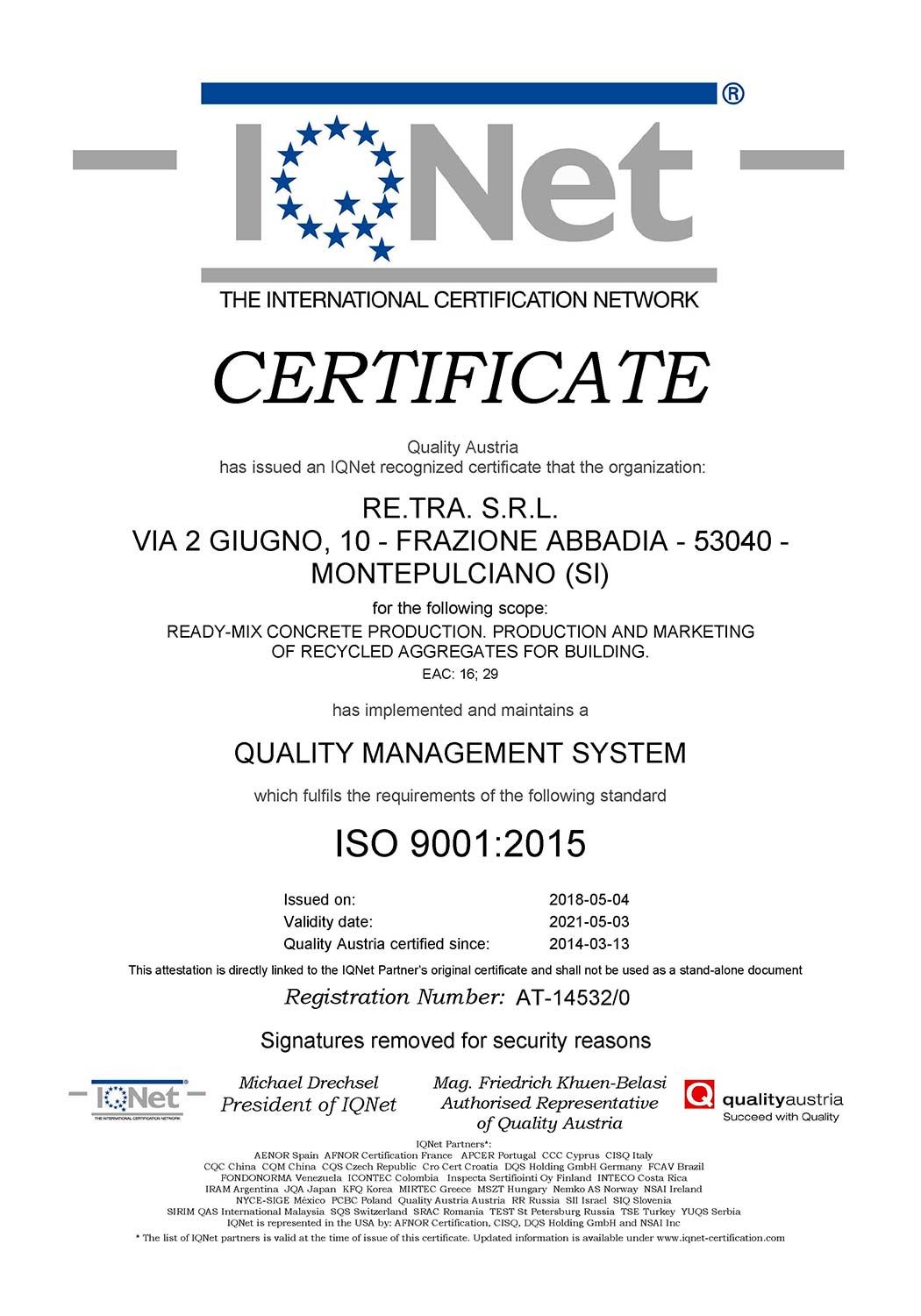 International Certificate Network