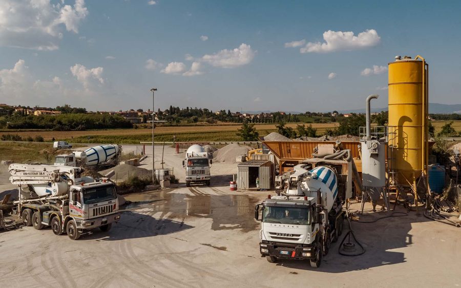 Produzione e trasporto inerti na oMtepulciano
